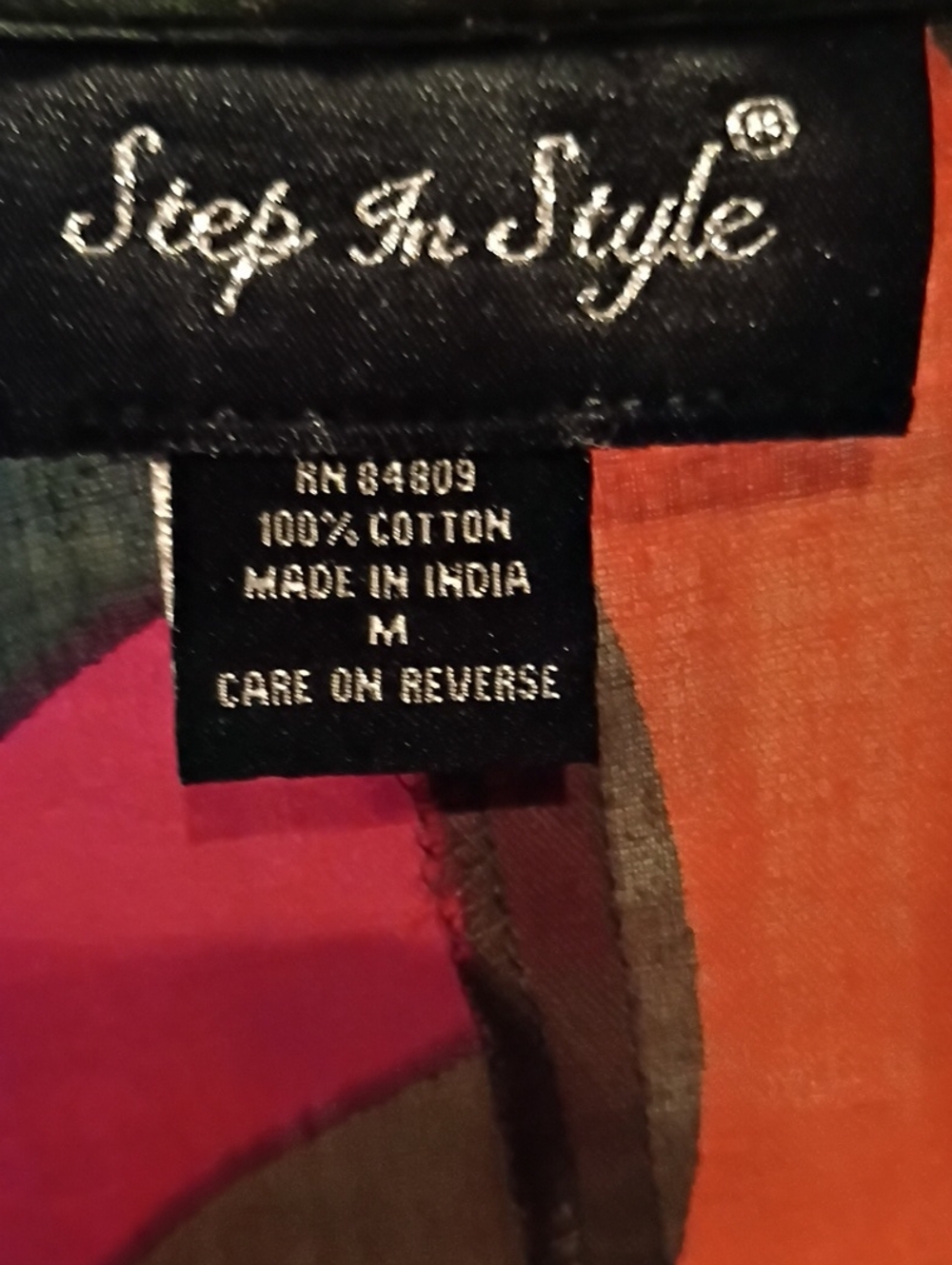 Step In Style Colorful Asymmetrical Buttoned Down Dress